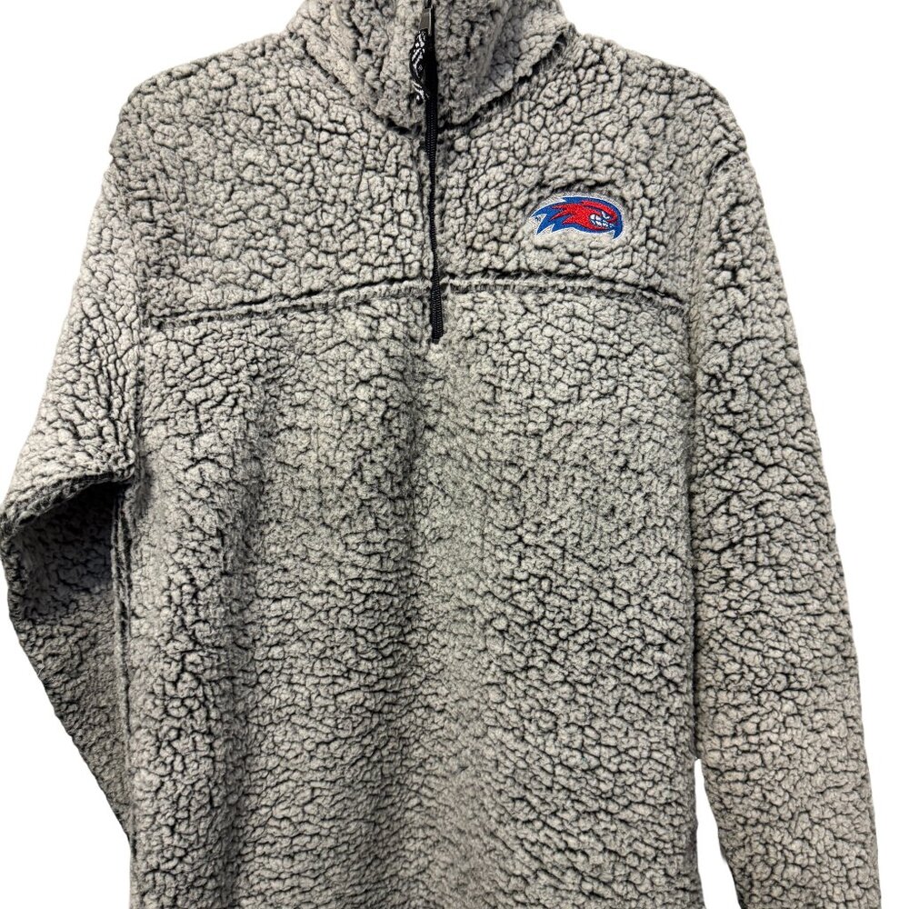 UMass Lowell University of Massachusetts Boxercraft Sherpa 1/4 Zip Jacket, Med